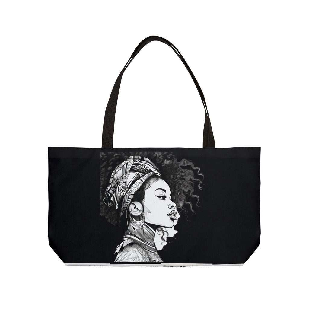 MONOCHROME MAJESTY WEEKENDER TOTE BAG