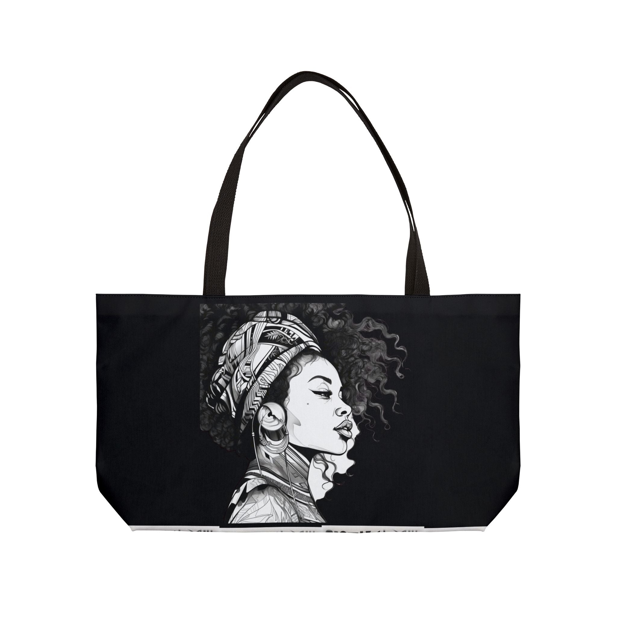 MONOCHROME MAJESTY WEEKENDER TOTE BAG