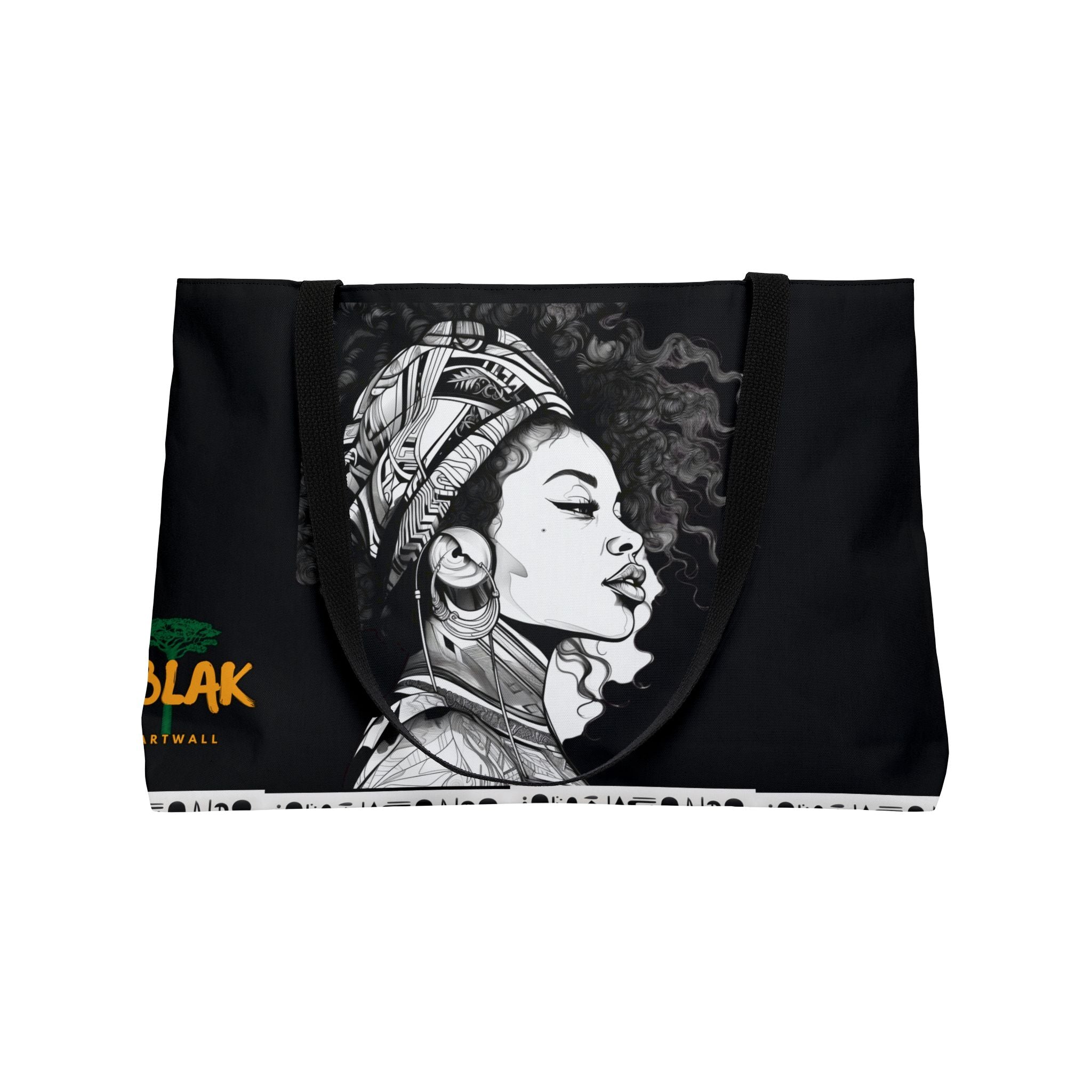 MONOCHROME MAJESTY WEEKENDER TOTE BAG