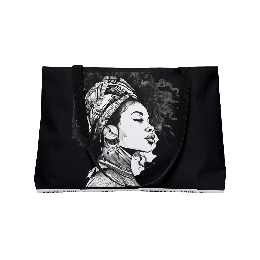 MONOCHROME MAJESTY WEEKENDER TOTE BAG