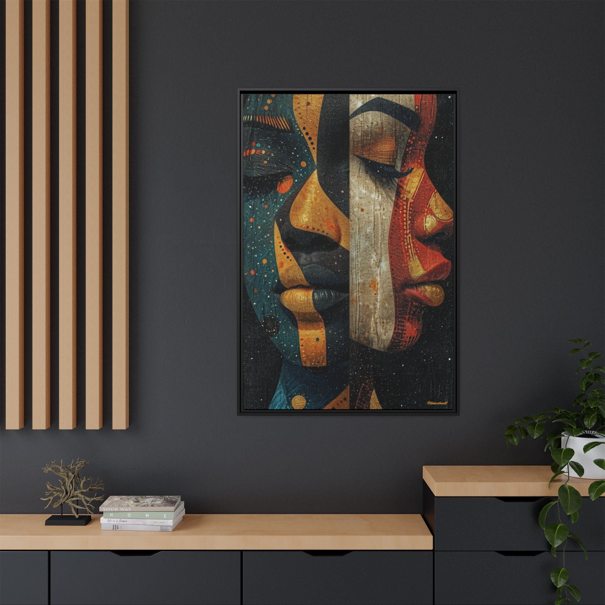 DIVIDED HARMONY: A DUAL PORTRAIT