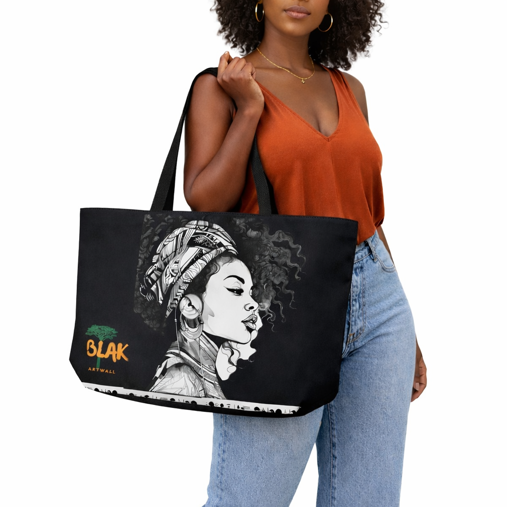 MONOCHROME MAJESTY WEEKENDER TOTE BAG