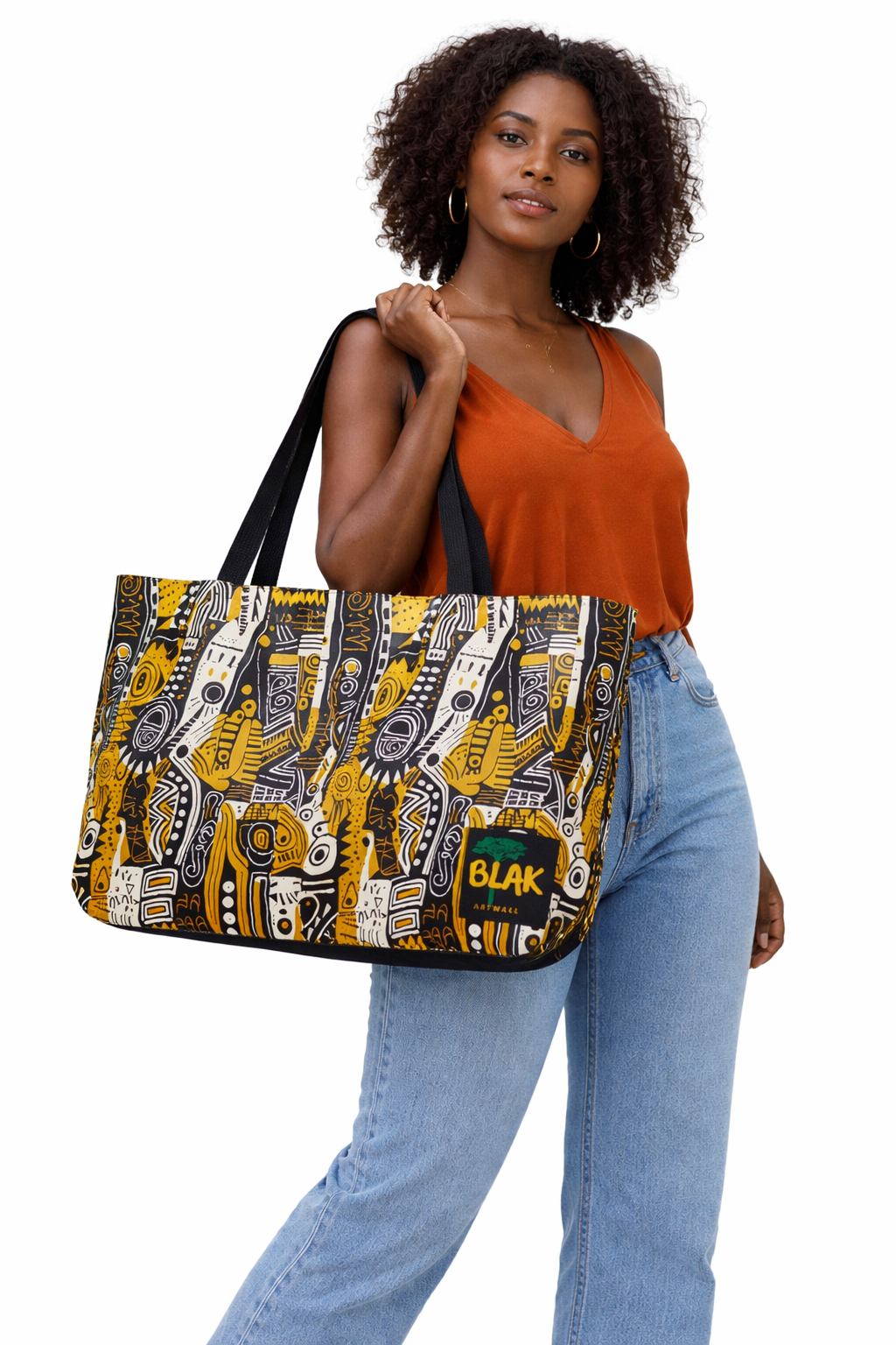 TRIBAL RHYTHM WEEKENDER TOTE BAG