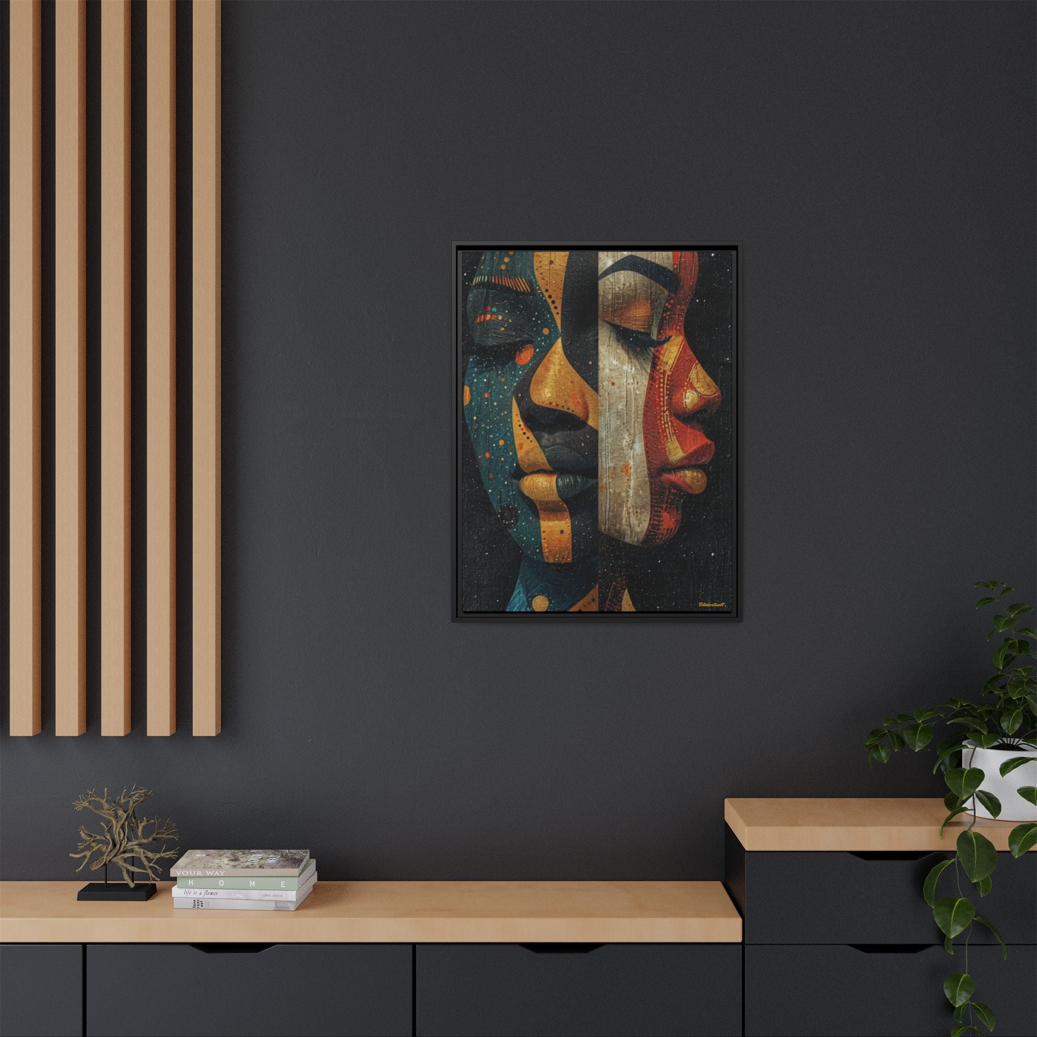 DIVIDED HARMONY: A DUAL PORTRAIT