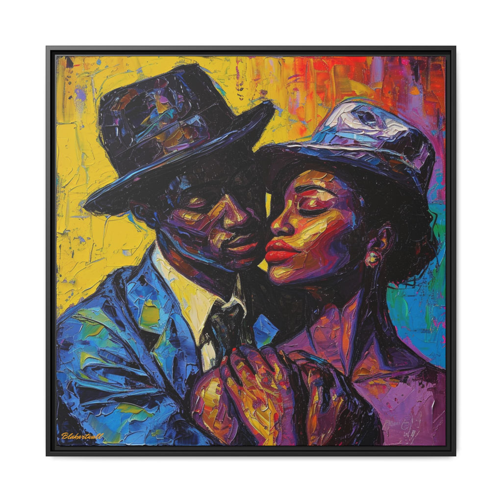 INTIMATE HARMONY A COUPLE'S COLOURFUL EMBRACE