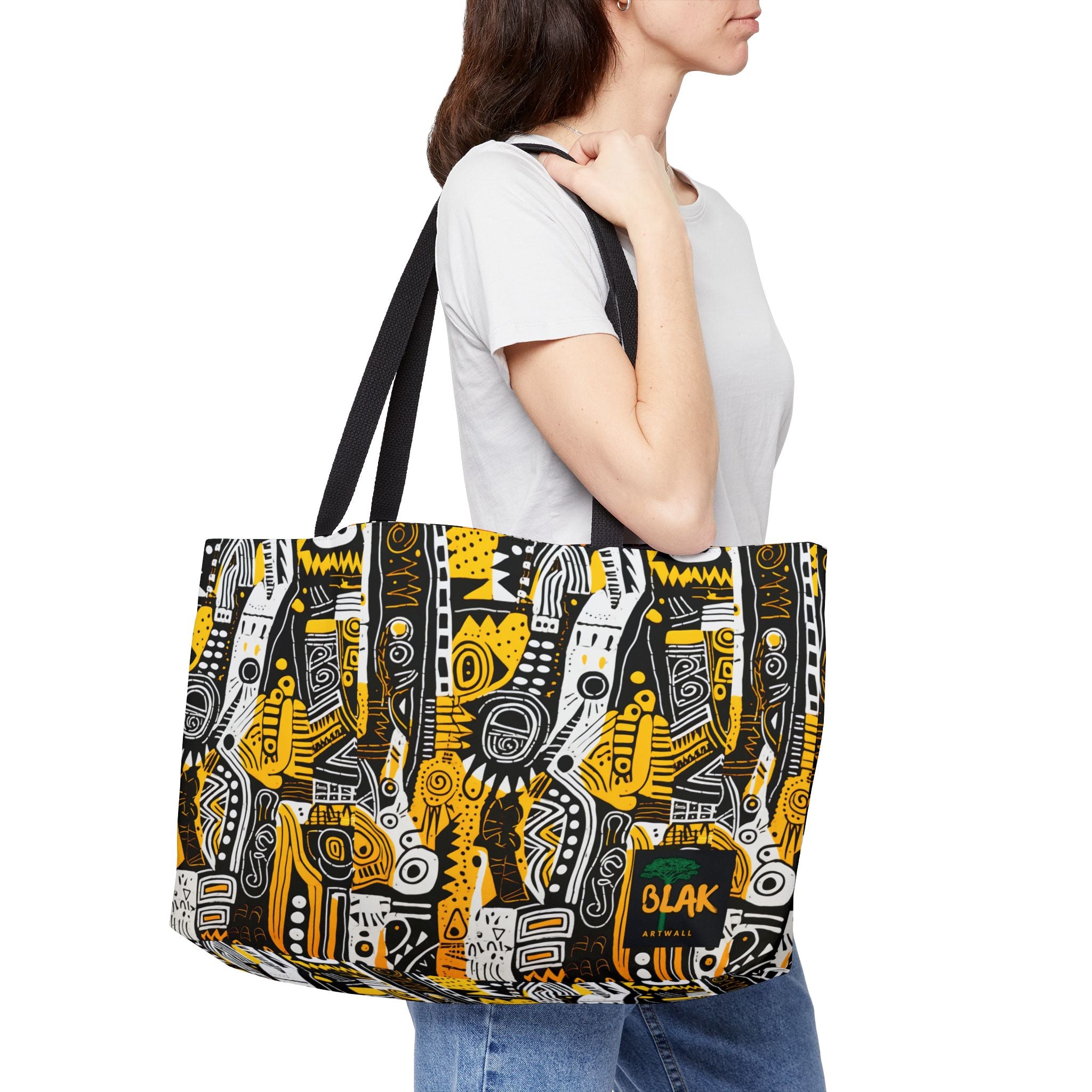 TRIBAL RHYTHM WEEKENDER TOTE BAG