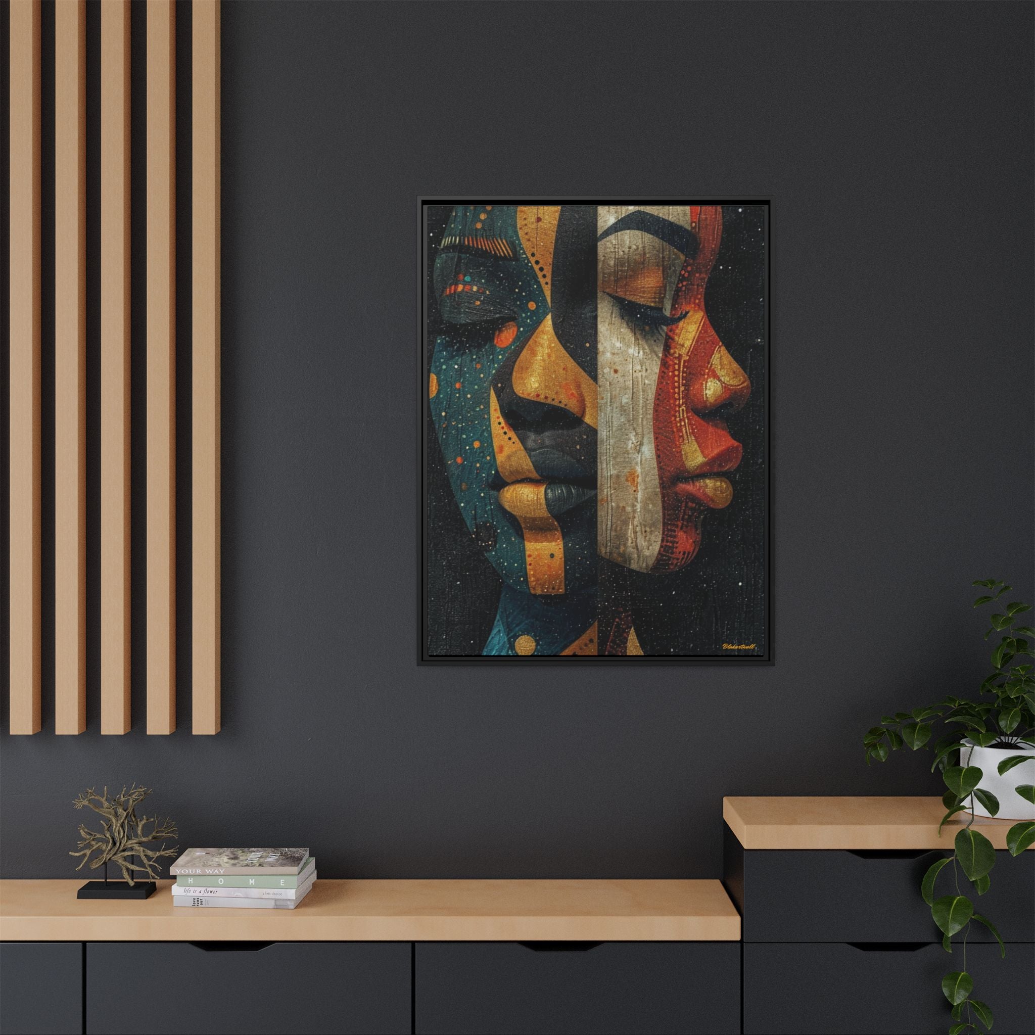 DIVIDED HARMONY: A DUAL PORTRAIT